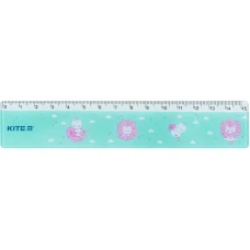Лінійка пластикова, 15см. Rainbow Catcorn K24-090-2 Kite