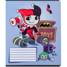 Зошит 12 арк., клітинка, софт тач + УФ лак, DC Comics DC24-232 Kite