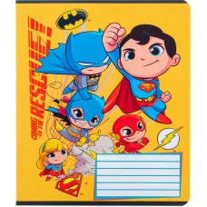 Зошит 12 арк., клітинка, софт тач + УФ лак, DC Comics DC24-232 Kite