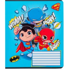 Зошит 12 арк., клітинка, софт тач + УФ лак, DC Comics DC24-232 Kite