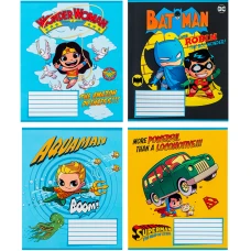 Зошит 12 арк., коса, софт тач + УФ лак, DC Comics DC24-235 Kite