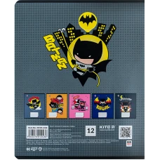 Зошит 12 арк., лінія, гібр. лак + УФ лак, DC Comics DC24-234 Kite