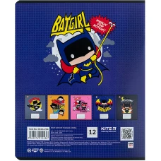 Зошит 12 арк., лінія, гібр. лак + УФ лак, DC Comics DC24-234 Kite