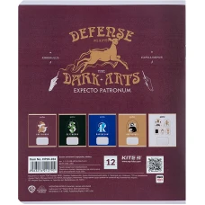 Зошит 12 арк., лінія, гібр. лак + УФ лак, Harry Potter HP24-234 Kite