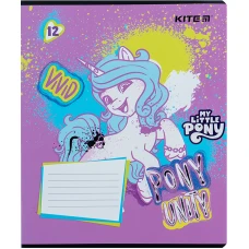 Зошит 12 арк., лінія, УФ лак + глітер, My Little Pony LP24-234 Kite