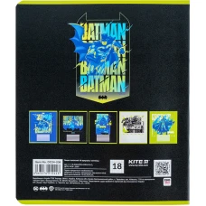 Зошит 18 арк., клітинка, гібр. лак + УФ лак, DC Comics DC24-236 Kite