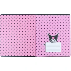Зошит 24 арк., клітинка, софт тач + УФ лак, Kuromi HK24-238 Kite