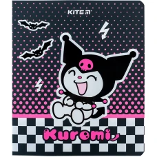 Зошит 24 арк., клітинка, софт тач + УФ лак, Kuromi HK24-238 Kite