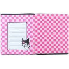 Зошит 24 арк., клітинка, софт тач + УФ лак, Kuromi HK24-238 Kite