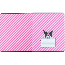 Зошит 24 арк., клітинка, софт тач + УФ лак, Kuromi HK24-238 Kite