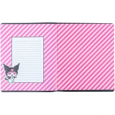 Зошит 24 арк., клітинка, софт тач + УФ лак, Kuromi HK24-238 Kite
