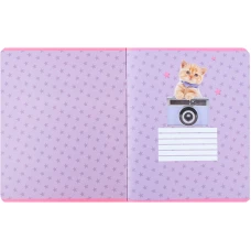 Зошит 24 арк., клітинка, софт тач + УФ лак, Studio Pets SP24-238 Kite