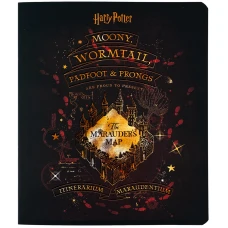 Зошит 48 арк., клітинка, софт тач + УФ лак, Harry Potter HP24-259 Kite