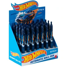 Ручка кулькова автоматична 0,5мм. синя Hot Wheels HW24-039 Kite