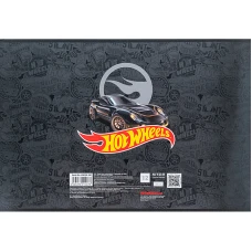 Зошит для малювання, 12 арк., скоба, гібр. лак + УФ лак, Hot Wheels HW24-241 Kite