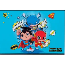 Зошит для малювання, 12 арк., скоба, софт тач + УФ лак, DC Comics DC24-241 Kite