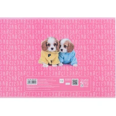 Зошит для малювання, 12 арк., скоба, софт тач + УФ лак, Studio Pets SP24-241 Kite