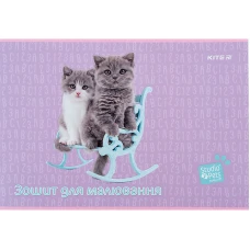 Зошит для малювання, 12 арк., скоба, софт тач + УФ лак, Studio Pets SP24-241 Kite