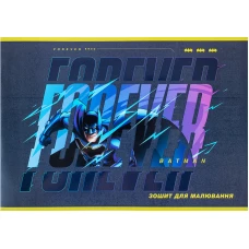 Зошит для малювання, 24 арк., скоба, гібр. лак + УФ лак, DC Comics DC24-242 Kite