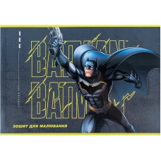 Зошит для малювання, 24 арк., скоба, гібр. лак + УФ лак, DC Comics DC24-242 Kite