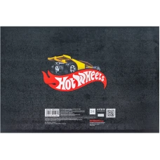 Зошит для малювання, 24 арк., скоба, софт тач + УФ лак, Hot Wheels HW24-242 Kite