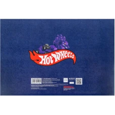 Зошит для малювання, 24 арк., скоба, софт тач + УФ лак, Hot Wheels HW24-242 Kite