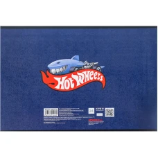 Зошит для малювання, 24 арк., скоба, софт тач + УФ лак, Hot Wheels HW24-242 Kite