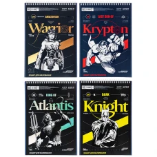 Зошит для малювання, 30 арк., спір., гібр. лак + УФ лак, DC Comics DC24-243 Kite