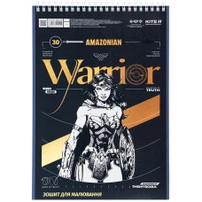 Зошит для малювання, 30 арк., спір., гібр. лак + УФ лак, DC Comics DC24-243 Kite