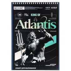 Зошит для малювання, 30 арк., спір., гібр. лак + УФ лак, DC Comics DC24-243 Kite