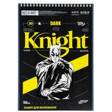 Зошит для малювання, 30 арк., спір., гібр. лак + УФ лак, DC Comics DC24-243 Kite