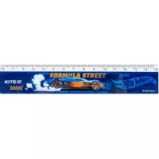 Лінійка пластикова, 15см. Hot Wheels HW24-090 Kite