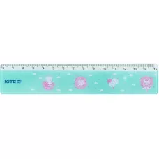Лінійка пластикова, 15см. Rainbow Catcorn K24-090-2 Kite