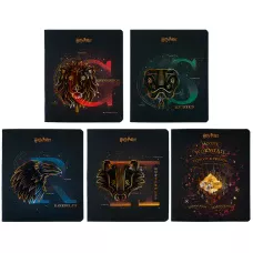 Зошит 48 арк., клітинка, софт тач + УФ лак, Harry Potter HP24-259 Kite