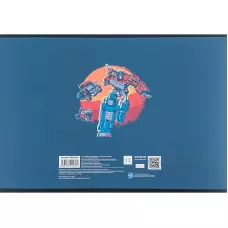 Зошит для малювання, 12 арк., скоба, софт тач + УФ лак, Transformers TF24-241 Kite