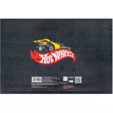 Зошит для малювання, 24 арк., скоба, софт тач + УФ лак, Hot Wheels HW24-242 Kite