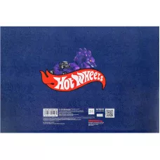 Зошит для малювання, 24 арк., скоба, софт тач + УФ лак, Hot Wheels HW24-242 Kite