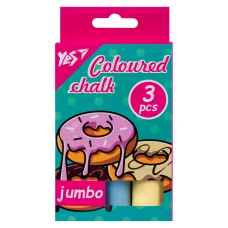 Крейда кольорова Jumbo, 3 шт., 
