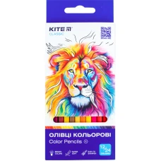 Олівці кольорові двосторонні, 12 шт. Kite Classic, K-054