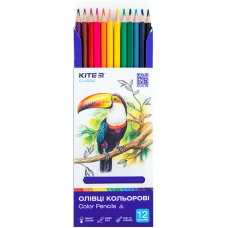 Олівці кольорові тригранні, 12 шт. Kite Classic, K-053