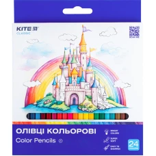 Олівці кольорові, 24 шт. Kite Classic, K-055