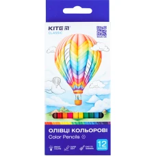 Олівці кольорові, 12 шт. Kite Classic, K-051