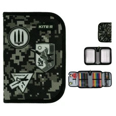 Пенал Kite 1 від., 2 відв., з наповненням K24-622H-10 Air Force