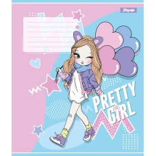 Зошит А5/12 арк кліт 1В Pretty girl, 767189