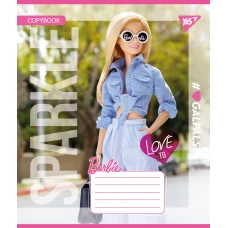 Зошит А5/12 арк кліт YES Barbie, 767192