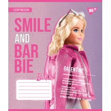 Зошит А5/12 арк кліт YES Barbie, 767192