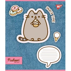 Зошит А5/12 арк кліт YES Pusheen. Snack time, 767197