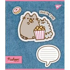 Зошит А5/12 арк кліт YES Pusheen. Snack time, 767197