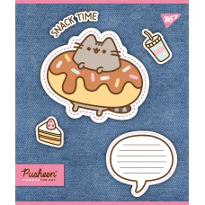Зошит А5/12 арк кліт YES Pusheen. Snack time, 767197
