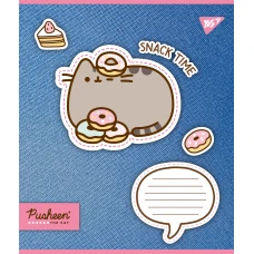 Зошит А5/12 арк кліт YES Pusheen. Snack time, 767197